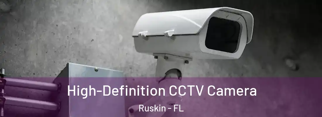 High-Definition CCTV Camera Ruskin - FL