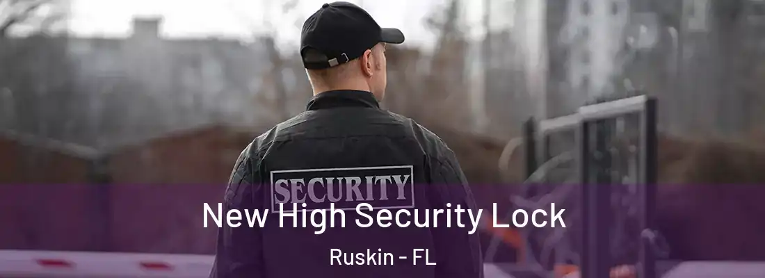  New High Security Lock Ruskin - FL